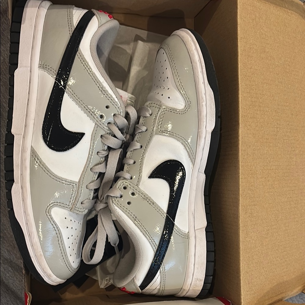Nike Dunk Gray and White Sneakers